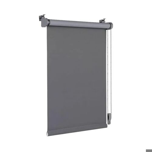 Store Thermique Blackout Blanc 55x160 Cm Sans Perçage, Isolation Thermique, Occultant, Polyester, Klemmfix, Montage Mur/Plafond