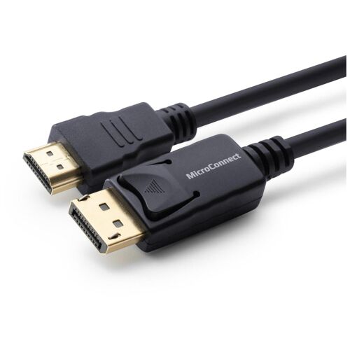 Microconnect MC-DP-HDMI-500 câble vidéo et adaptateur 5 m DisplayPort Noir