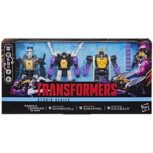 Transformers Studio Series Mtmte Collection Insecticon Bombshell Insecticon Shrapnel Et Insecticon Kickback Les Le Film