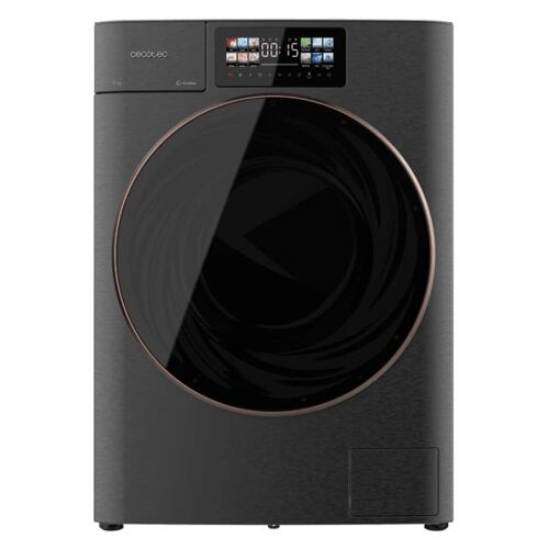 Cecotec Bolero Wash&Dry 106950 Autodose Inverter 3D machine à laver séchante Pose libre chargement frontal Gris