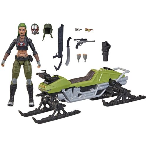 Hasbro G.I. Joe Classified Series 194 Zanya et Prédateur Chameleon (Skieur des marais)