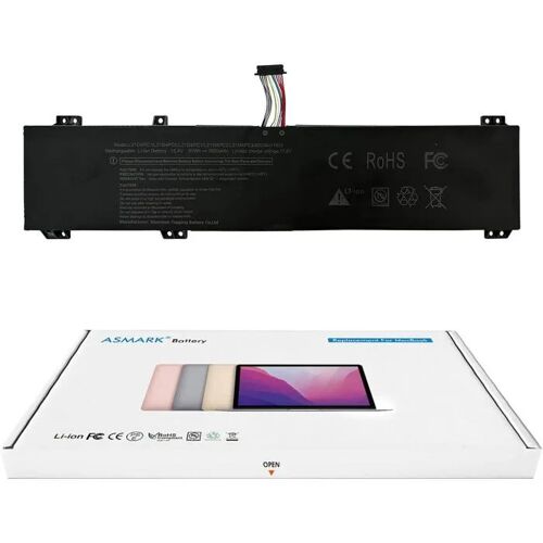 ASMARK Batterie L21C4PC1 87 Wh 5600 mAh 15,4 V pour Lenovo Legion 5/5 Pro et IdeaPad Gaming 3.
