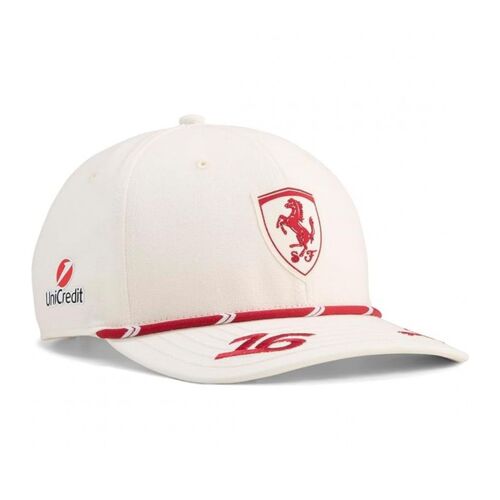 Casquette Ferrari Charles Leclerc Monaco Gp F1 Édition Spéciale