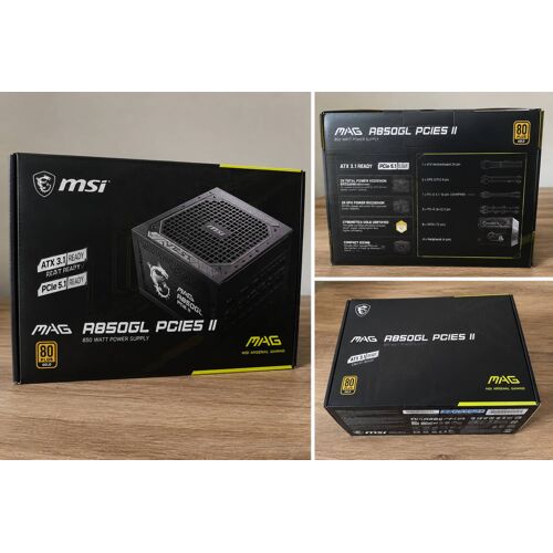 Alimentation MSI MAG A850GL PCIE5 II – 850W 80+ Gold