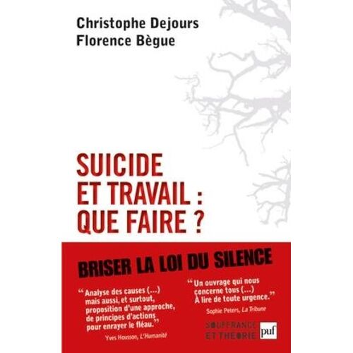 Suicide Au Travail : Que Faire ?