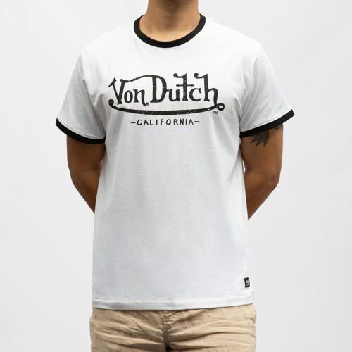 Tee Shirt Mc Strecth Col V Vd/P/1/Tr/Blast/Wb Homme Von Dutch