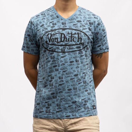 Tee Shirt Mc Imprime Vd/P/1/Tv/Tyron/Aj Homme Von Dutch