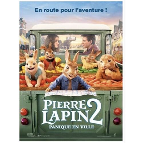 Affiche Cinéma Originale « Pierre Le Lapin 2 » 120x160cm Pliée 