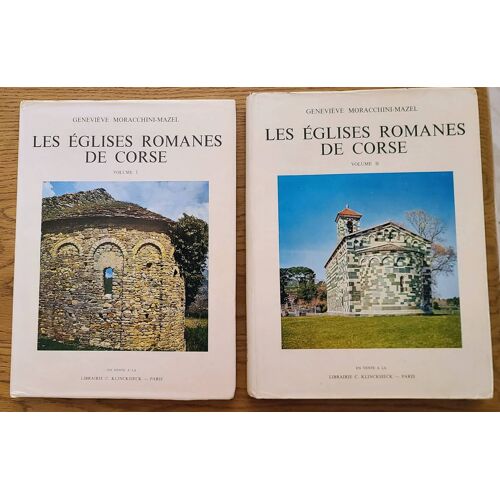 Les Églises Romanes De Corse En 2 Volumes
