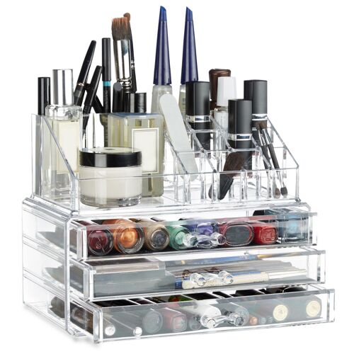 Relaxdays 4052025949358 organisateur de maquillage