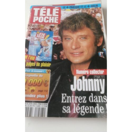 Magazine Télé Poche Numéro Collector Johnny 2003