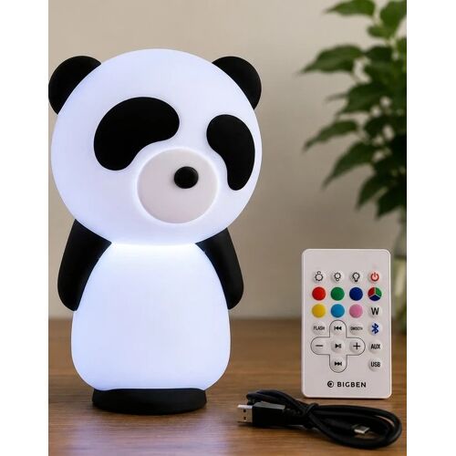 Enceinte Lampe Panda LED BigBen Bluetooth multicolore