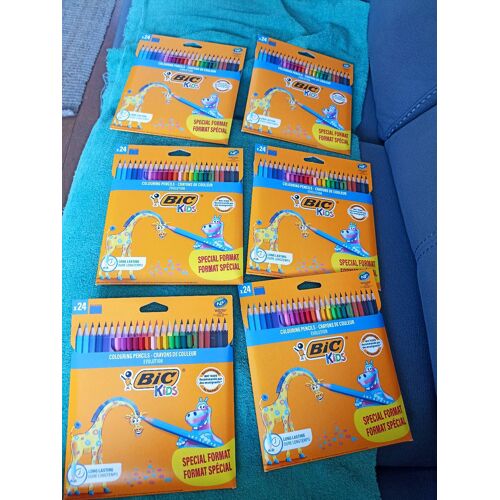Bic Lot De 6 Packs De Crayon De Couleur