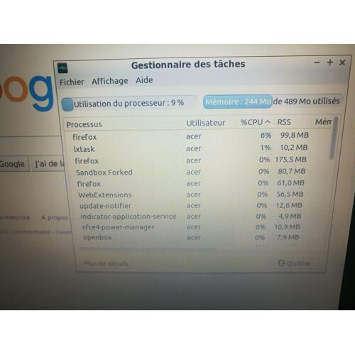Ordinateur portable - Acer Extensa 4100 Série ZL2