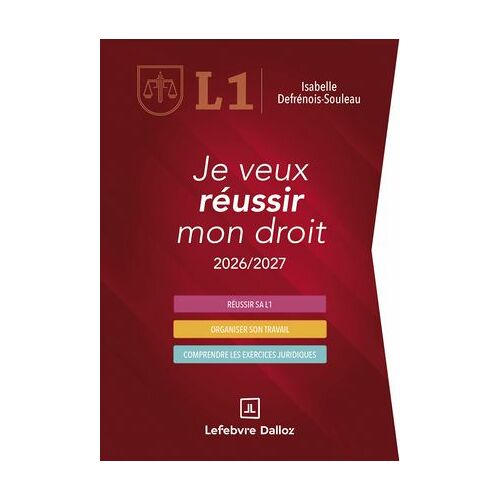 Je Veux Réussir Mon Droit 2026/2027 15ed