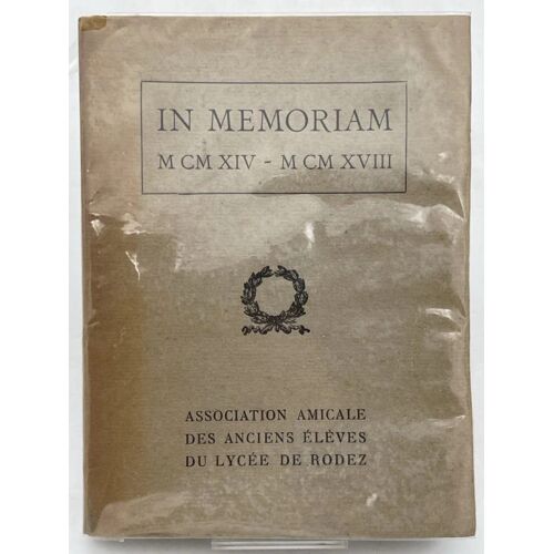 In Memoriam . 1914 - 1918.