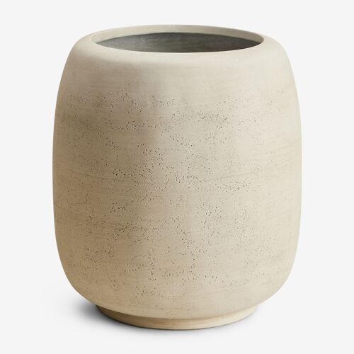 Pot De Fleurs D'extérieur En Ciment Annabeth Ø20 Cm - ¿35 Cm