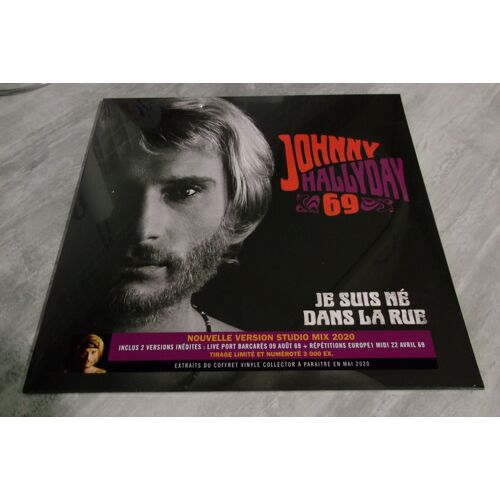Johnny Hallyday Je Suis Ne Dans La Rue Vinyle