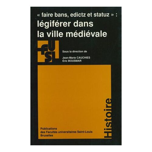 Légiférer Dans La Ville Médiévale