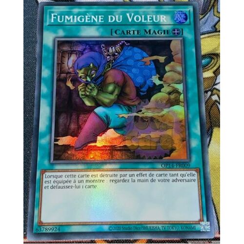 Yu Gi Oh Op14 Fr009 Fumigene Du Voleur Super Rare