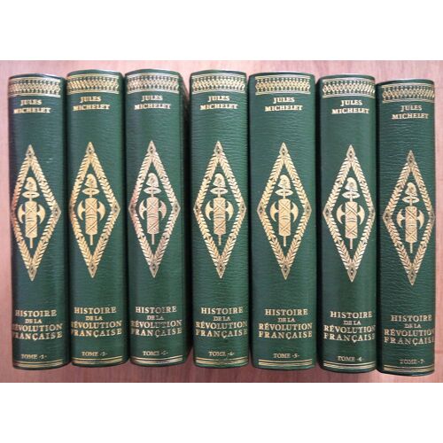 Jean De Bonnot 7 Volumes Histoire De La Révolution Française - Jules Michelet. 1974.