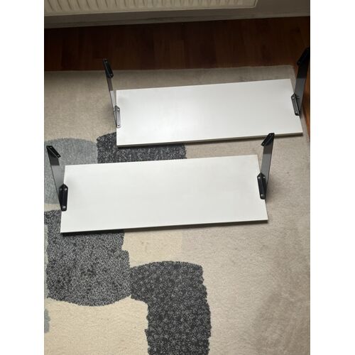 2 étagères murales IKEA blanche
