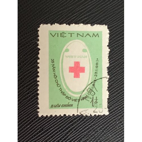 Timbre Vietnam Y T 340 G Croix Rouge 1982 (080810 )