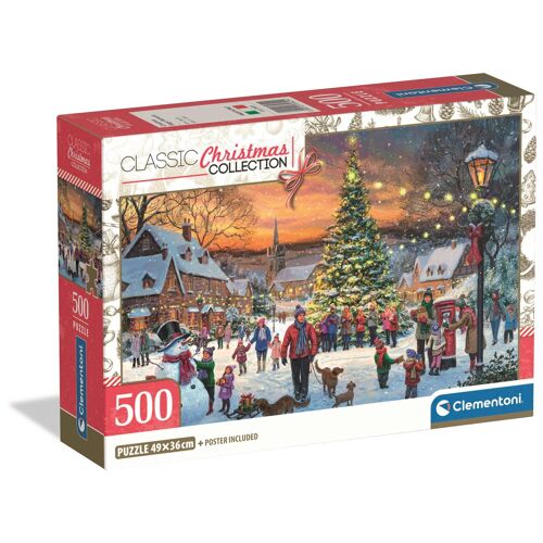 Clementoni Puzzle 500 pièces - Christmas Magic Moments