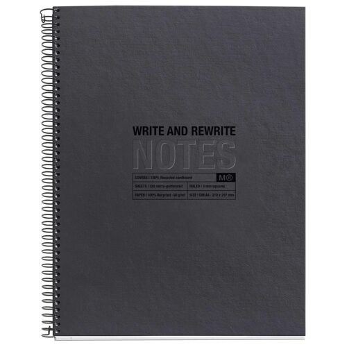 Maul A602790 Bloc-Notes A4 120 Feuilles Noir