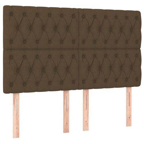 VidaXL 3116685 tête de lit et pied de lit Marron foncé