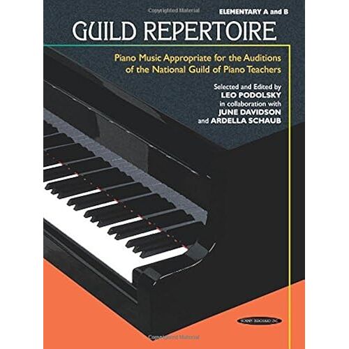 Guild Repertoire -- Piano Music Appropriate For The Auditions Of The National Guild Of Piano Teachers