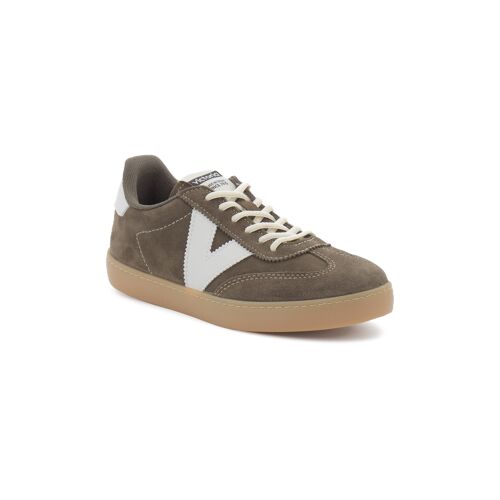 Chaussures Victoria. Baskets Pour Avec Semelle Caramel Kaki