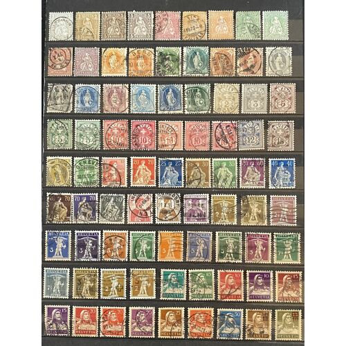 Lot De 141 Timbres Divers Suisse