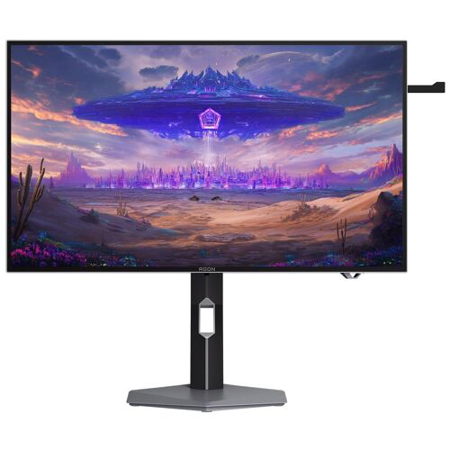 AOC AGON PRO AGP277QKDC - Moniteur OLED - 27" (26.5" visualisable) - 2560 x 1440 QHD @ 540 Hz - Tandem OLED - 1500000:1 - DisplayHDR 500 True Black - 0.03 ms - 2xHDMI, DisplayPort, USB-C - haut-parleurs - gris foncé