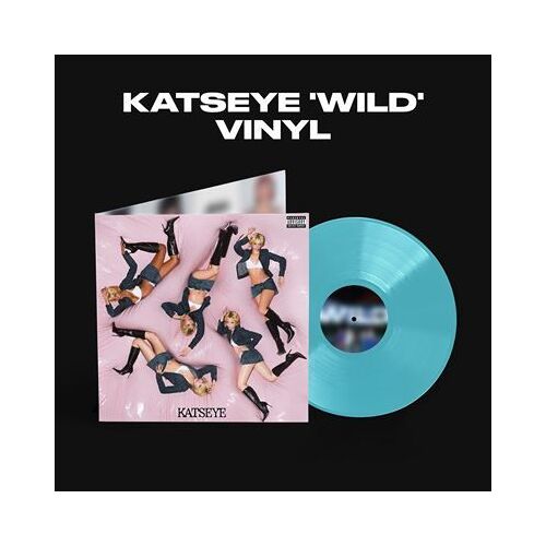 Disque Vinyle Katseye Polydor Wild Édition Limitée Bleu Turquoise