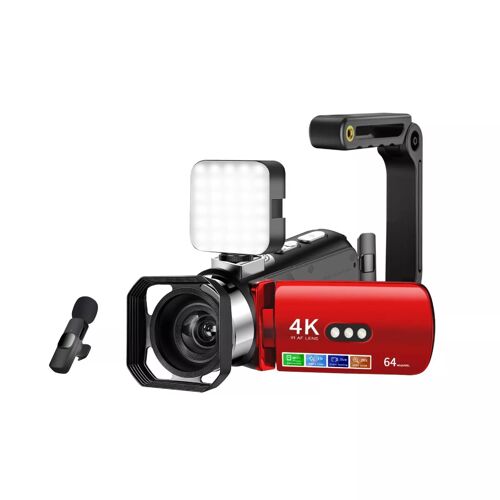 Caméscope Numérique 4K Vision Nocturne Couleur Écran 3 Pouces WiFi Zoom Puissant YONIS