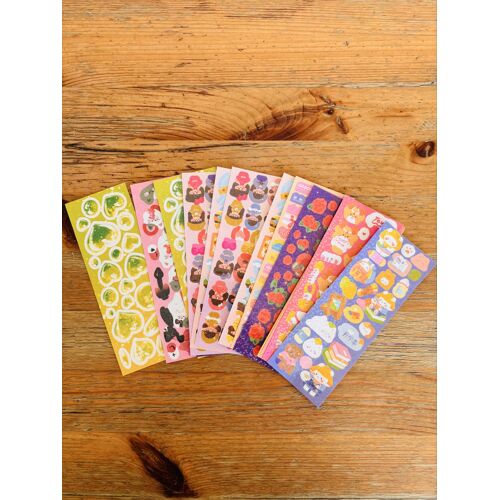 Lot De 11 Feuilles D’Autocollants
