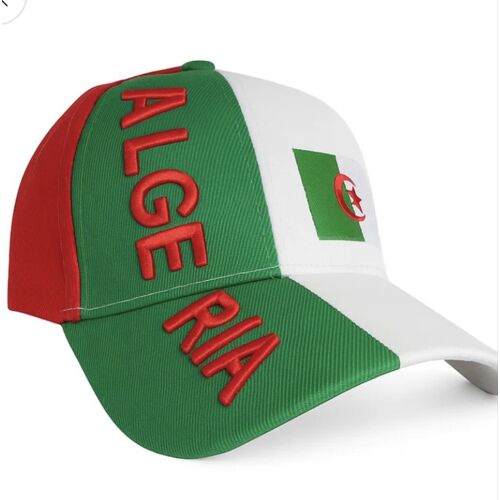 Casquette Algérie Baseball Réglable – Algeria Supporter Adulte