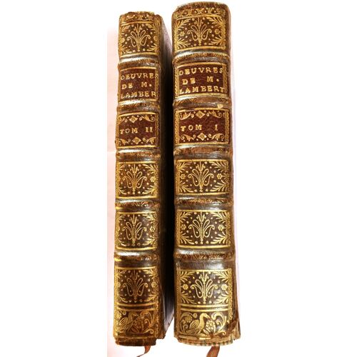 Oeuvres De Madame La Marquise De Lambert Tome 1 Et 2 De 1748