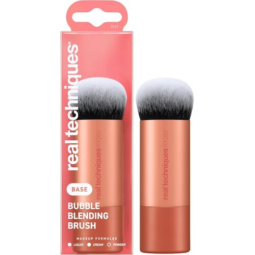Pinceau Estompeur À Bulles Real Techniques, Pinceau Visage Multi-Usage Pour Produits Liquides, Crèmes Et Poudres, Tête De Pinceau Unique En Forme De Bulle, 1 Pièce 