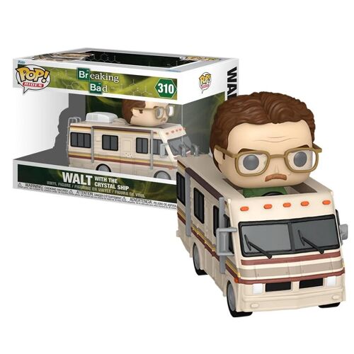 Figurine Funko Pop! Ride Deluxe | Breaking Bad | Walt Avec Rv