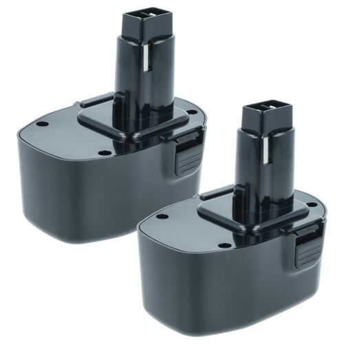 vhbw 2x Batterie compatible avec Black & Decker CD14, CD1402K2, CD1440K | pour CD14CA, CD140GKR, CD140GK, CD140GK2 outil électrique (2000 mAh, NiMH, 14,4 V)