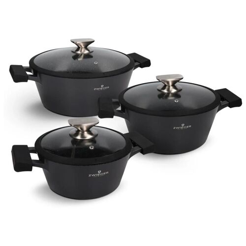 Zwieger Zw-Zgbs-5836 Ensemble De Casserole Et Poêle 3 Pièces