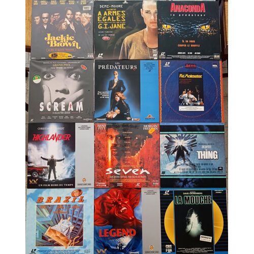 Lot De 12 Laserdiscs