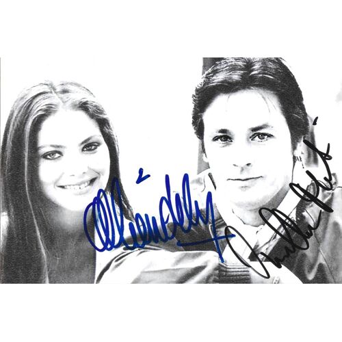 Photo Signée Par : Ornella Muti Et Alain Delon
