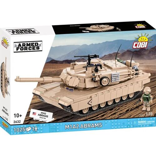 Jeu De Construction - Cobi - M1a2 Abrams - Beige - 1.25 Kg - À Monter Soi-Même-Cobi