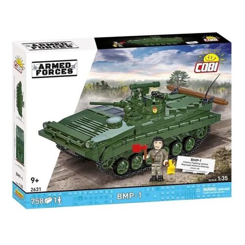 Jeu De Construction - Cobi - Bmp-1 - Vert - Char - 0.872 Kg-Cobi
