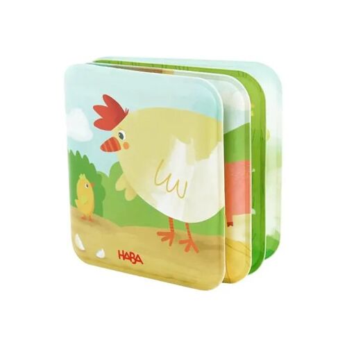 Jouet De Bain - Haba - Mini Livre De Bain Ferme - Animaux De La Ferme - Effet Couineur - Imperméable