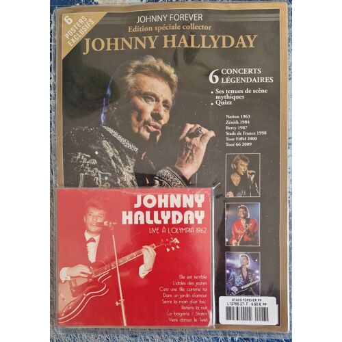 Stars Forever 1 Johnny Hallyday 6 Concerts Légendaires + Cd Olympia 1962