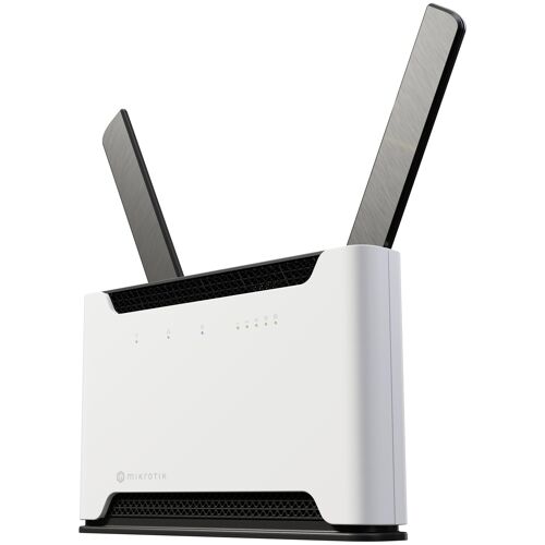 Mikrotik Chateau 5G R17 ax routeur sans fil Gigabit Ethernet Bi-bande (2,4 GHz / 5 GHz) Noir et Gris